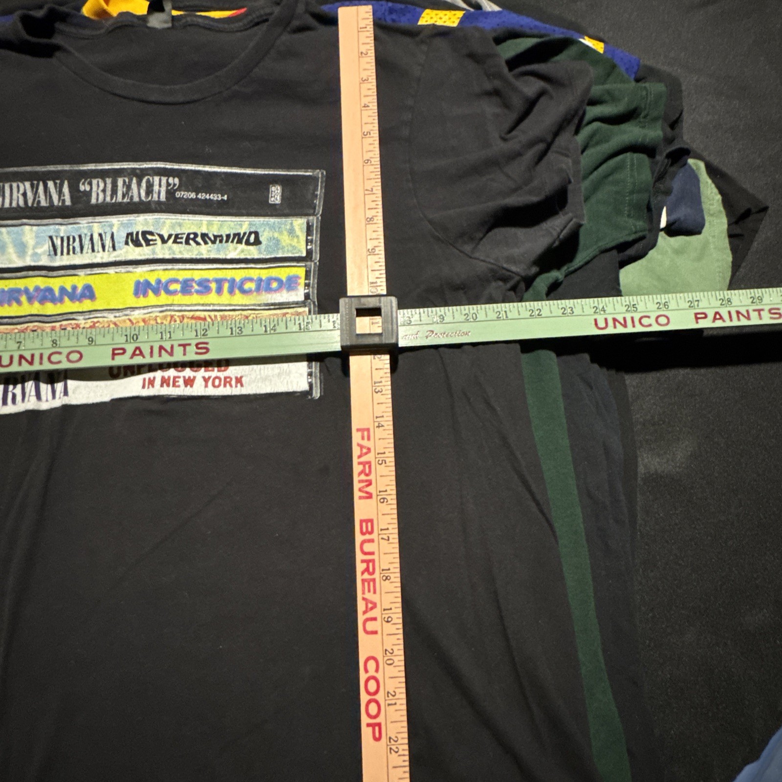 Nirvana Cassette Tapes In Utero Incesticide Bleach Nevermind T Shirt Size 2XL gallery
