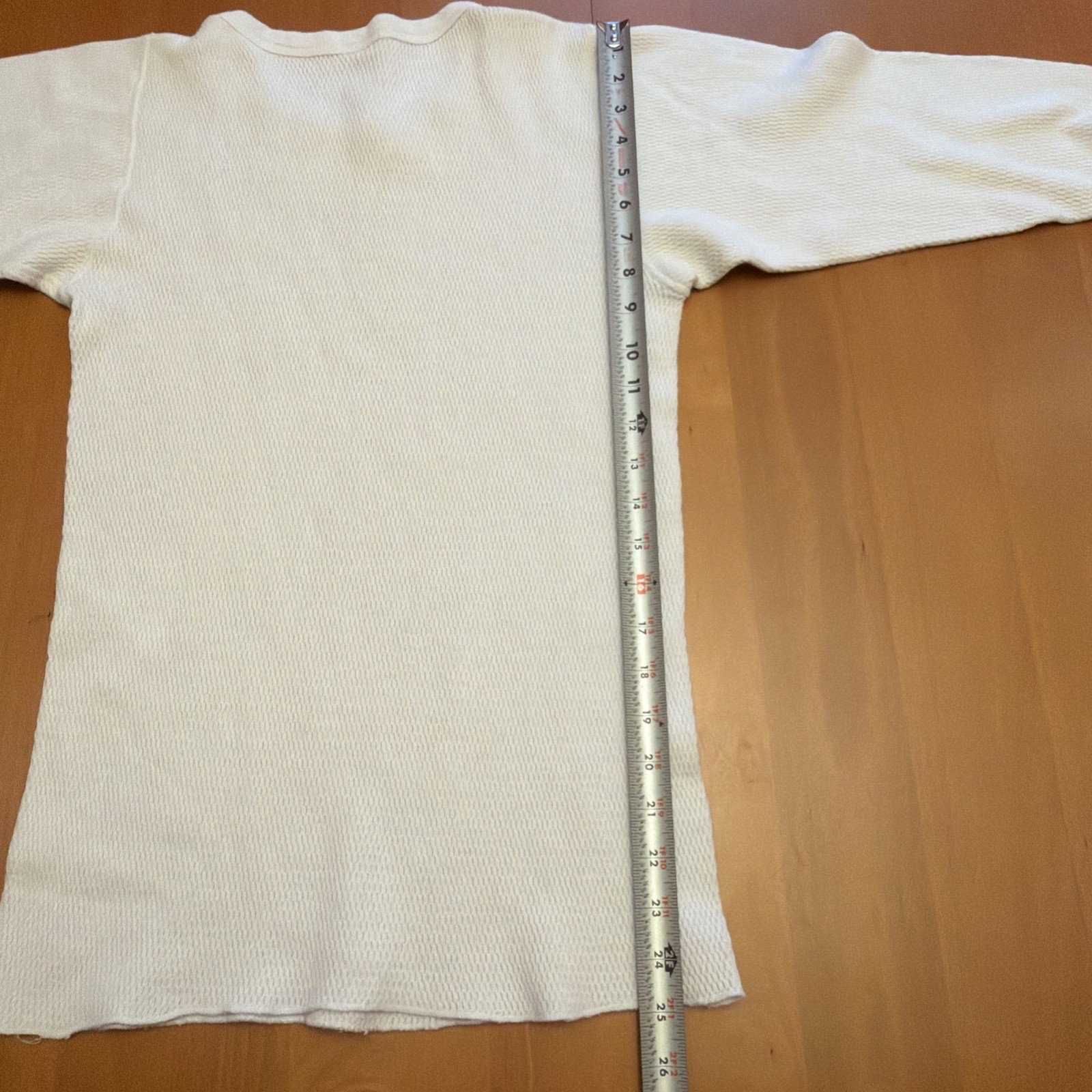 Vintage 70s JC Penny Waffle Knit Thermal Shirt M100% Combed Cotton Grunge * gallery