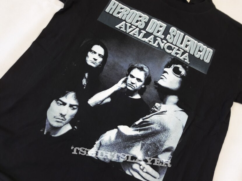 New Popular Héroes del Silencio Black T-Shirt Cotton Full Size YY226