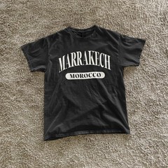 Marrakech Morocco retro vacation souvenir classic tee desert city