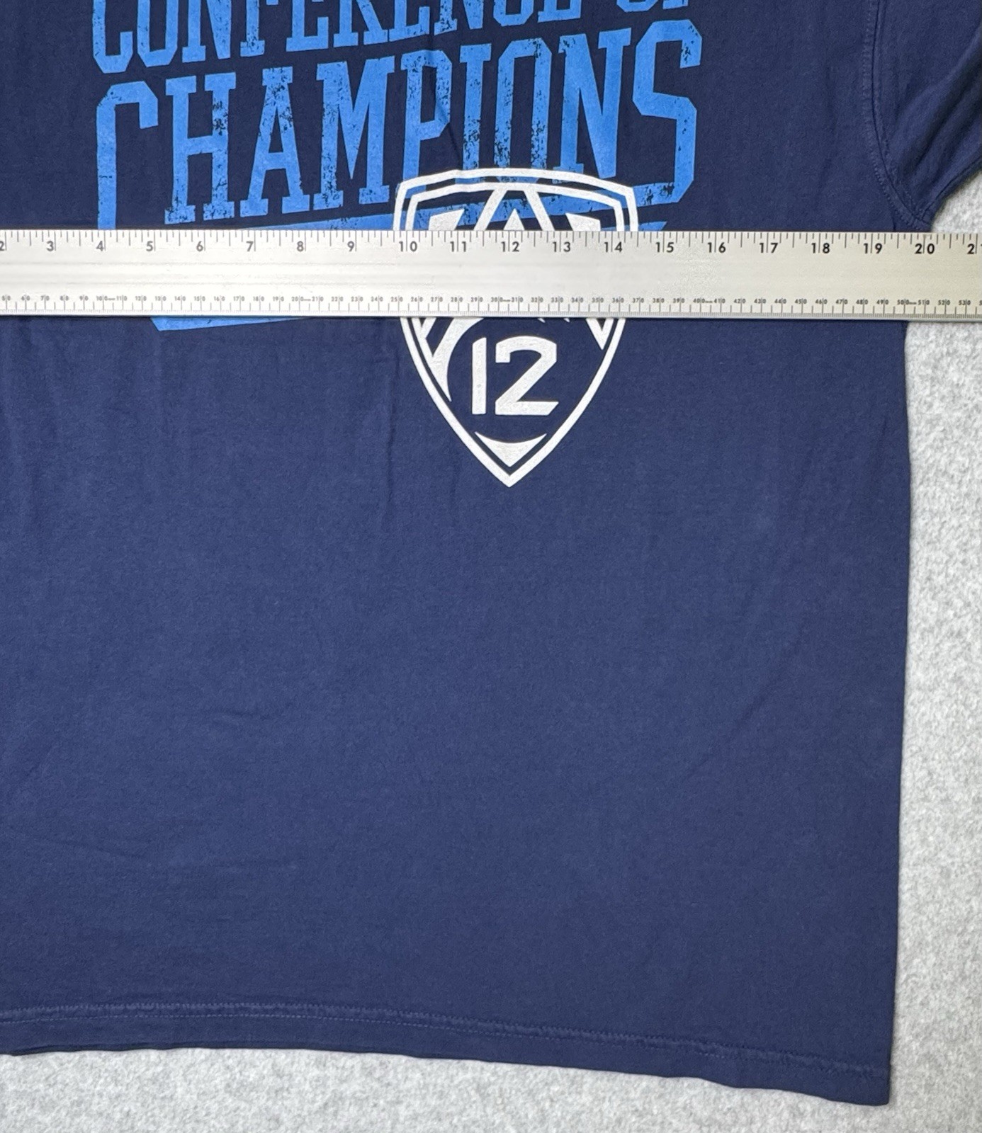 NCAA Pac 12 Men’s T-Shirt Comfort Colors Blue Tee Size Medium NWT gallery