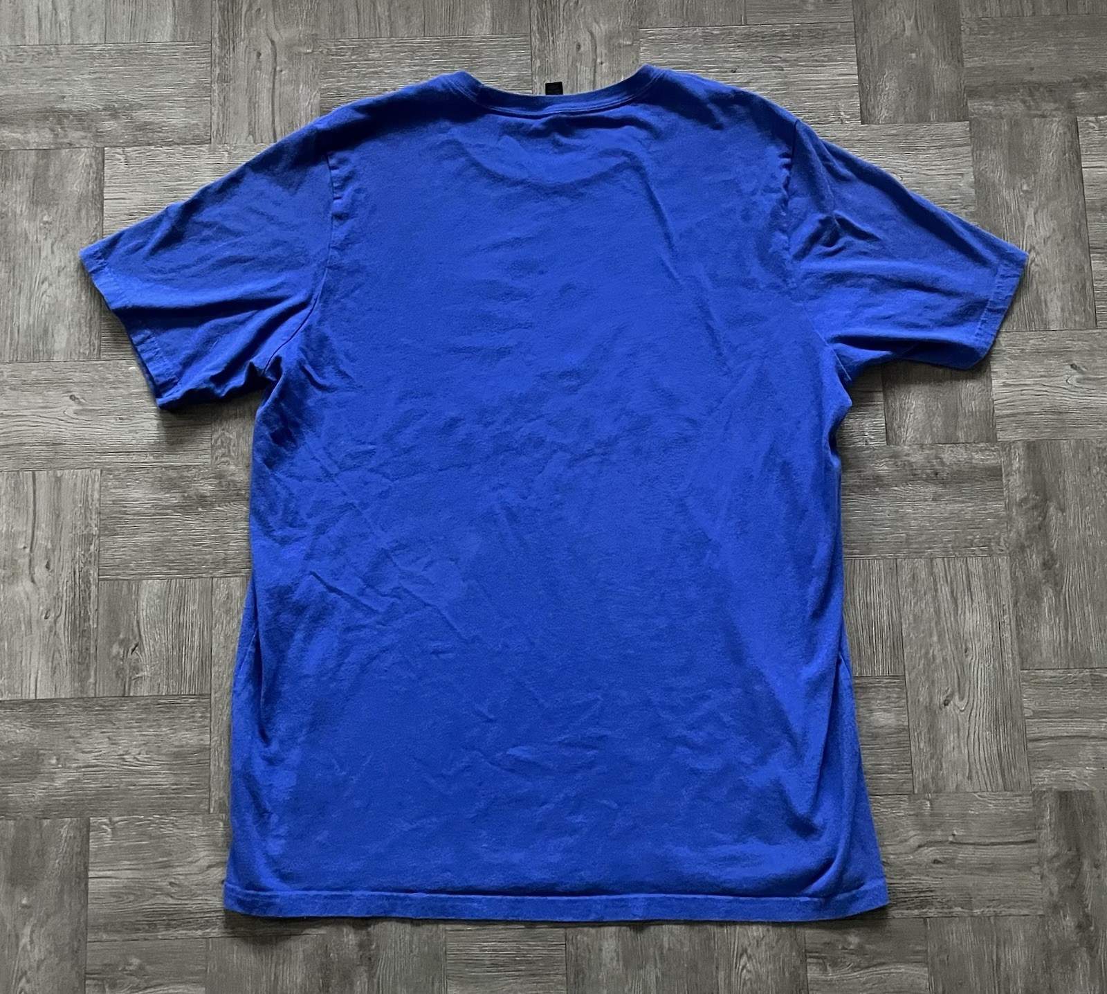 Men’s Adidas Go-To Short Sleeve Athletic Performance Logo T Shirt Sz XL Blue gallery
