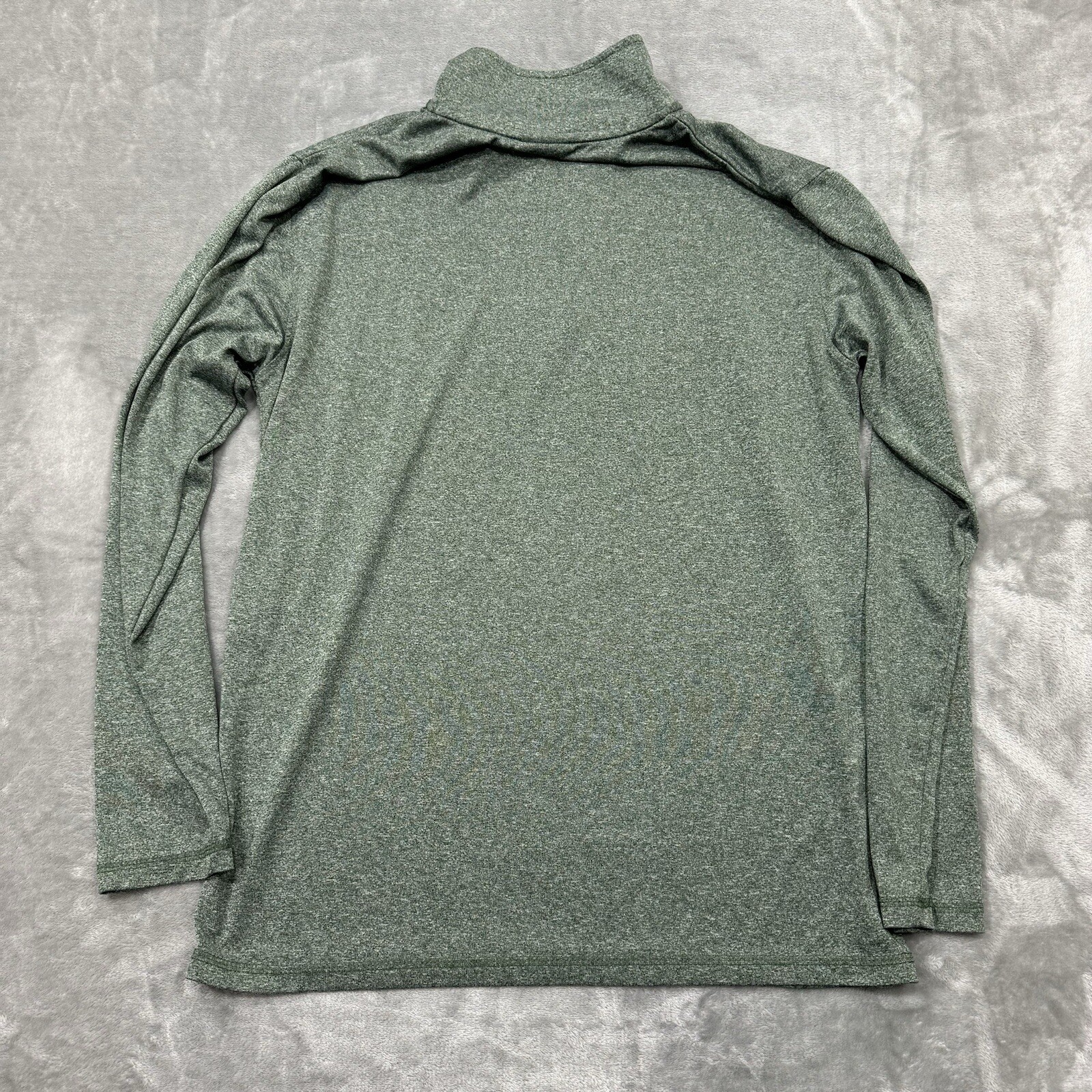 NHL Minnesota Wild Shirt Mens Small Green Long Sleeve 1/4 Zip Lightweight Sport gallery
