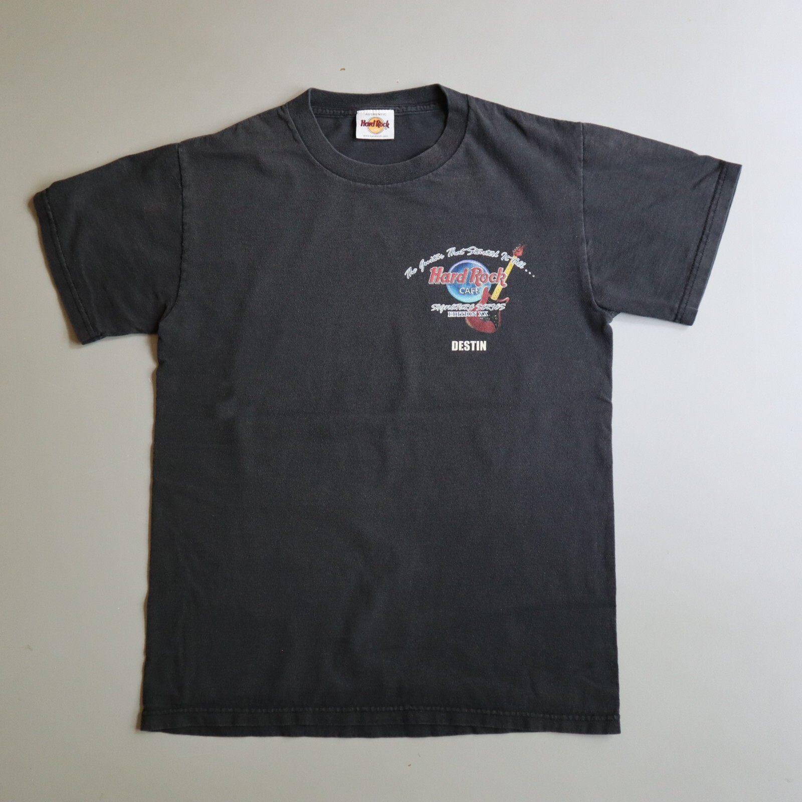Hard Rock Cafe Shirt Adult Small Black Signature Series Eric Clapton Destin S gallery