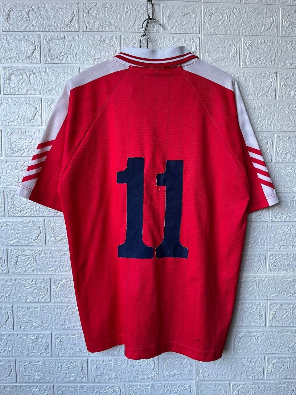Vintage Denmark 1998 World Cup #11 Laudrup France 98 DBU Fan Soccer Jersey gallery