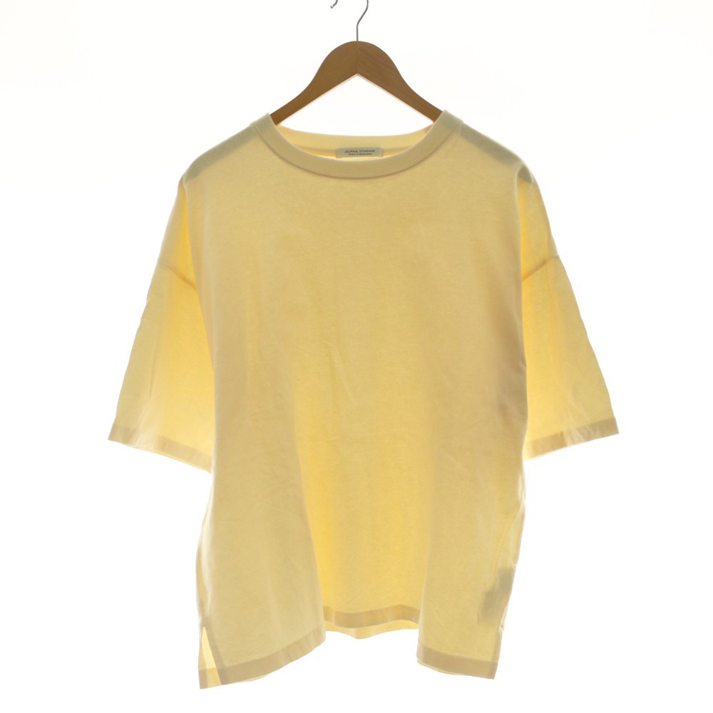 Journal Standard S/S Tshirt Cut and Sew L Beige Yellow /AQ OS SH Men’s