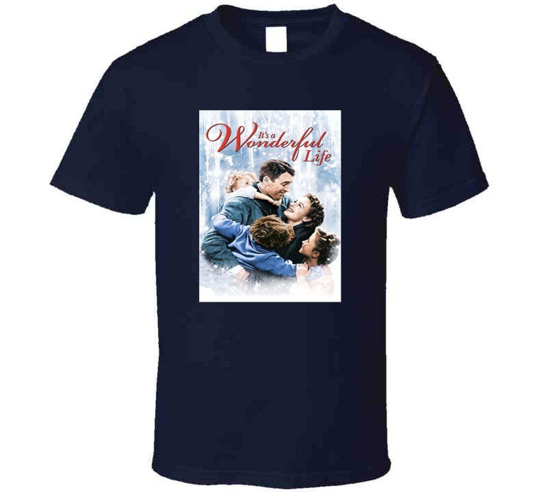 It's A Wonderful Life Movie Tee Classic Holiday Film T Shirt gallery