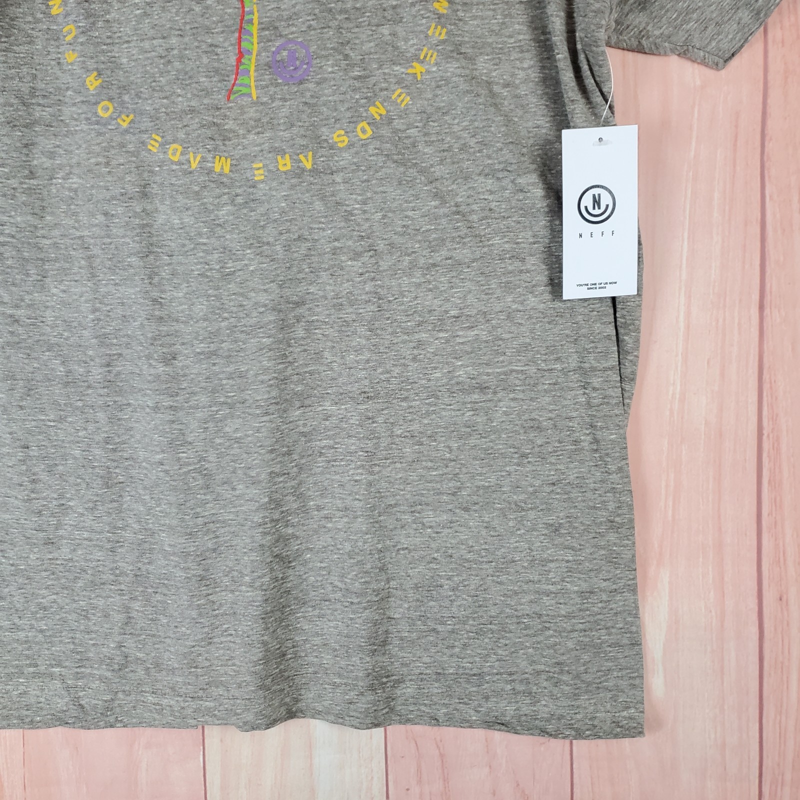 Neff Mens Shirt Large Gary 100% Cotton Crew Neck Short Sleeve Pullover Outdoor gallery