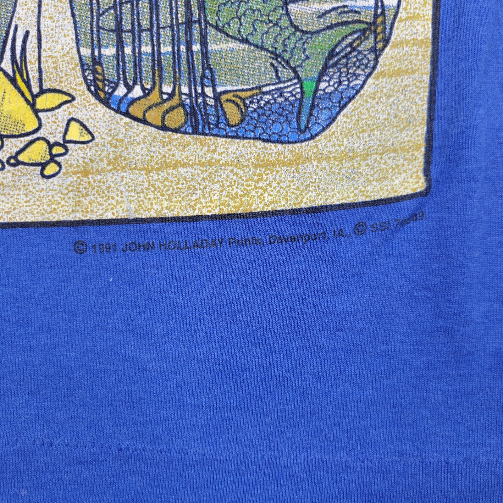 Vintage Golf Shirt Mens Large Single Stitch The Waterhole John Holladay Comic gallery