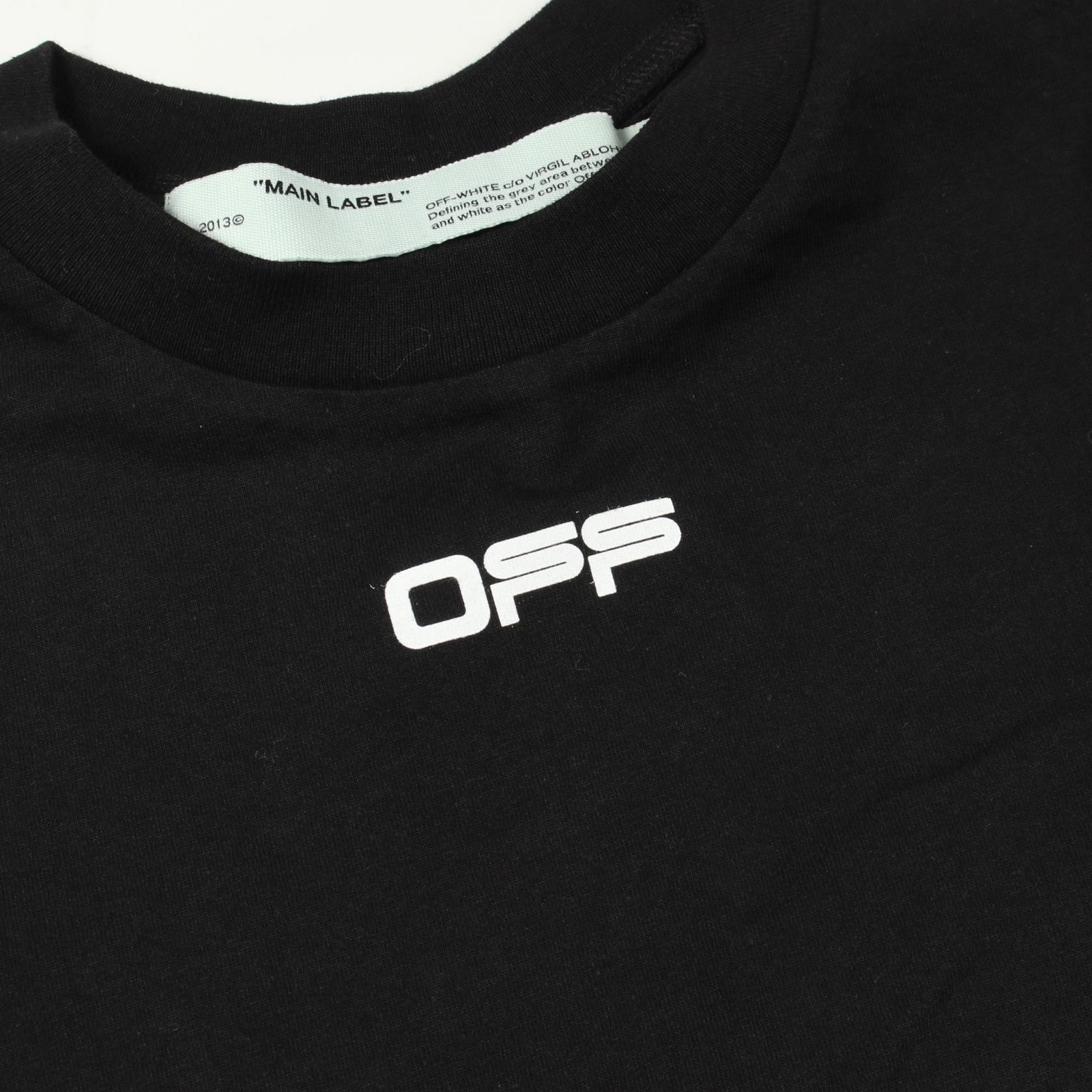 Off-White Airport Tape Cotton T Shirt - DUTY FREE gallery