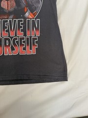 DEADPOOL BELIEVE IN YOURSELF Graphic T-Shirt Short Sleeve Size S C P (34/36)