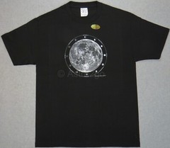 MOON PHASES-Lunar Cycle Full Gibbous Astronomy Space Science Glow T shirt S-3XL