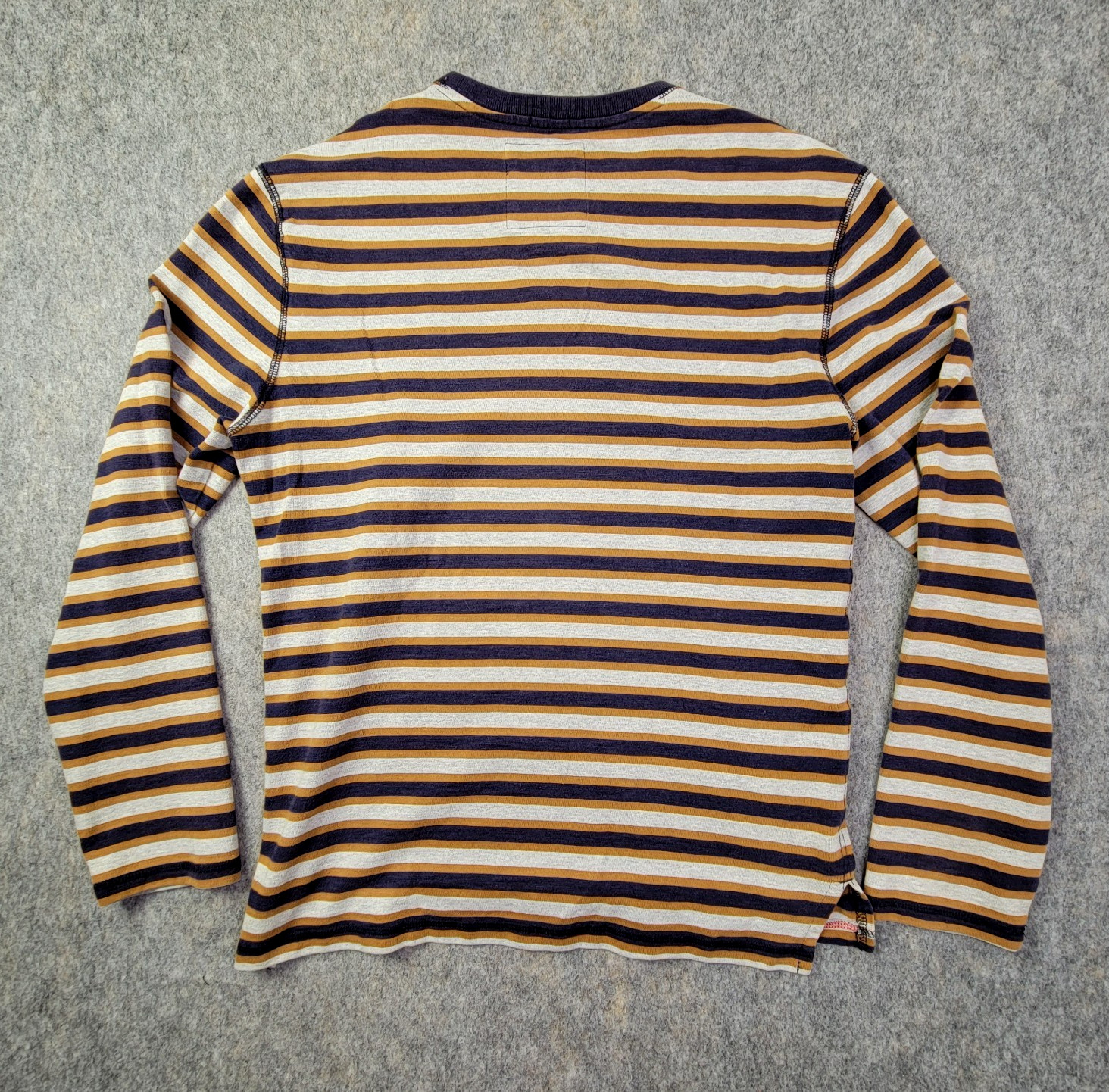 Fat Face Brand Shirt Men's Size L Multi Stripped Cotton Long Sleeve Crewneck Tee gallery