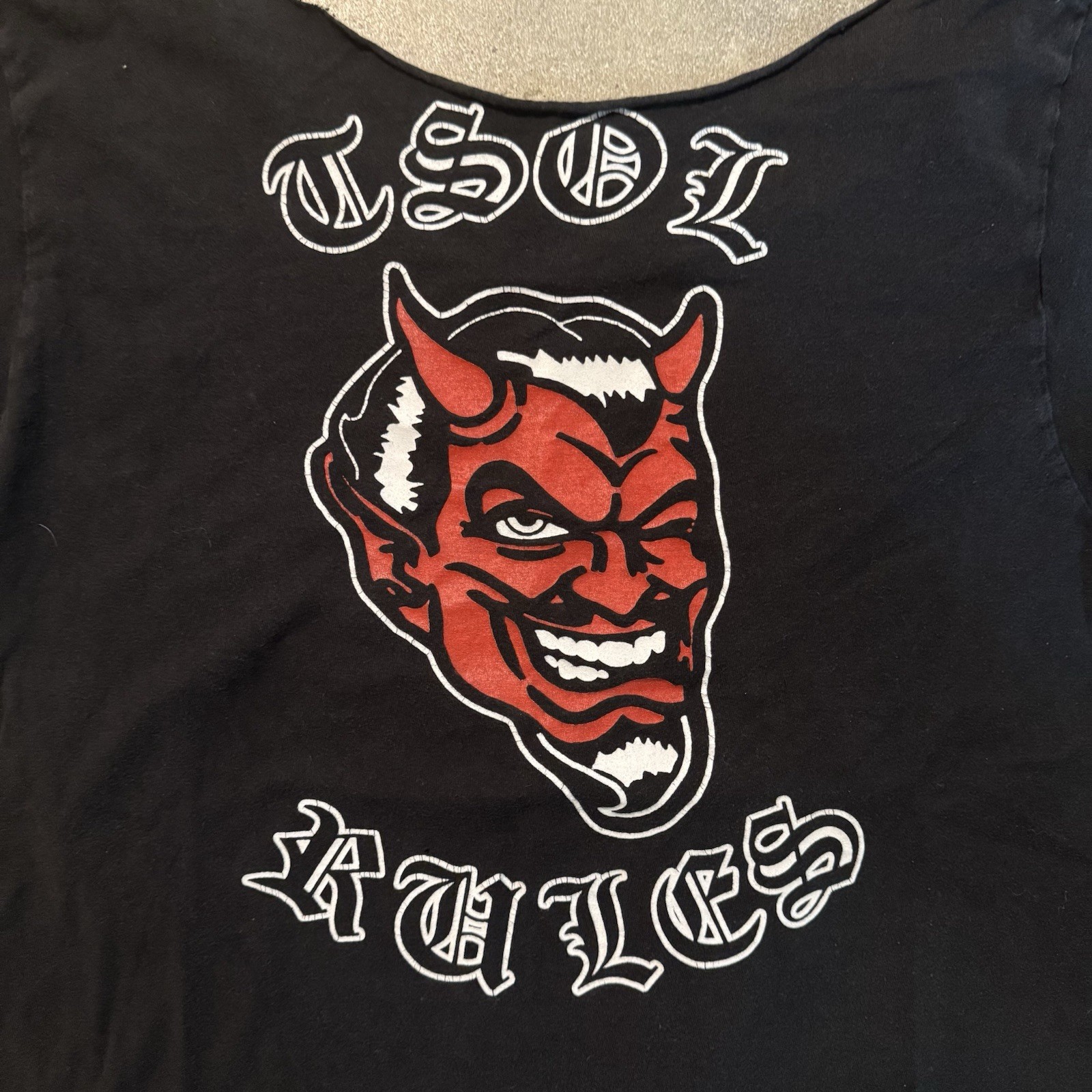 TSOL Rules Graphic Print Logo Black T-Shirt Men's S Short Sleeve Scoop Neck gallery