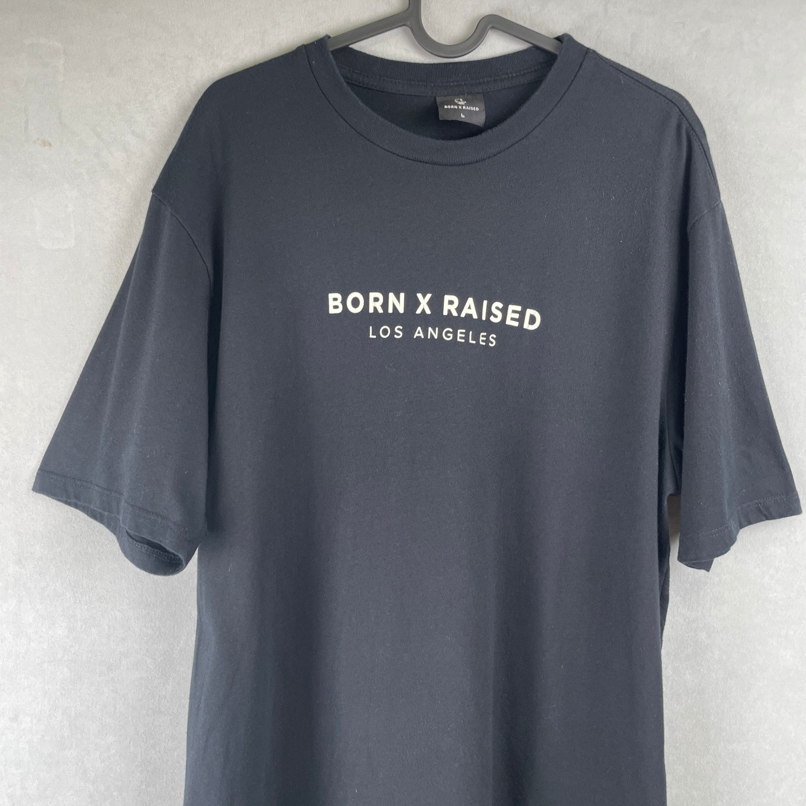 Born X Raised Corporate T-Shirt Los Angeles Graphic Mens L Black Streetwear Tee gallery