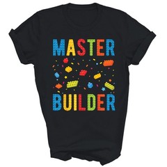 Master Builder Building Blocks Brick Unisex Shirt Gift T-Shirt