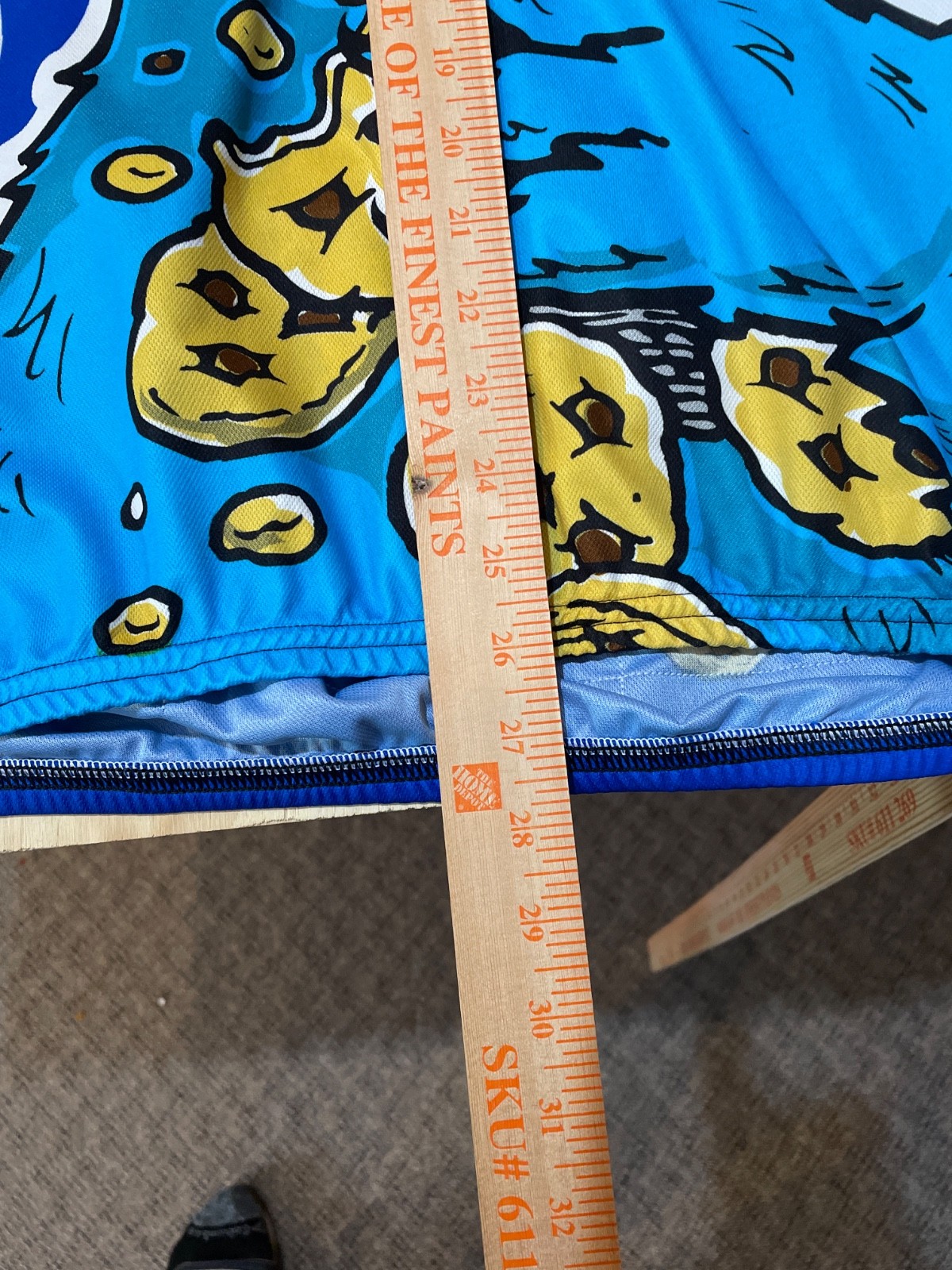 Pearl Izumi Sesame Street Cookie Monster biking shirt size large gallery