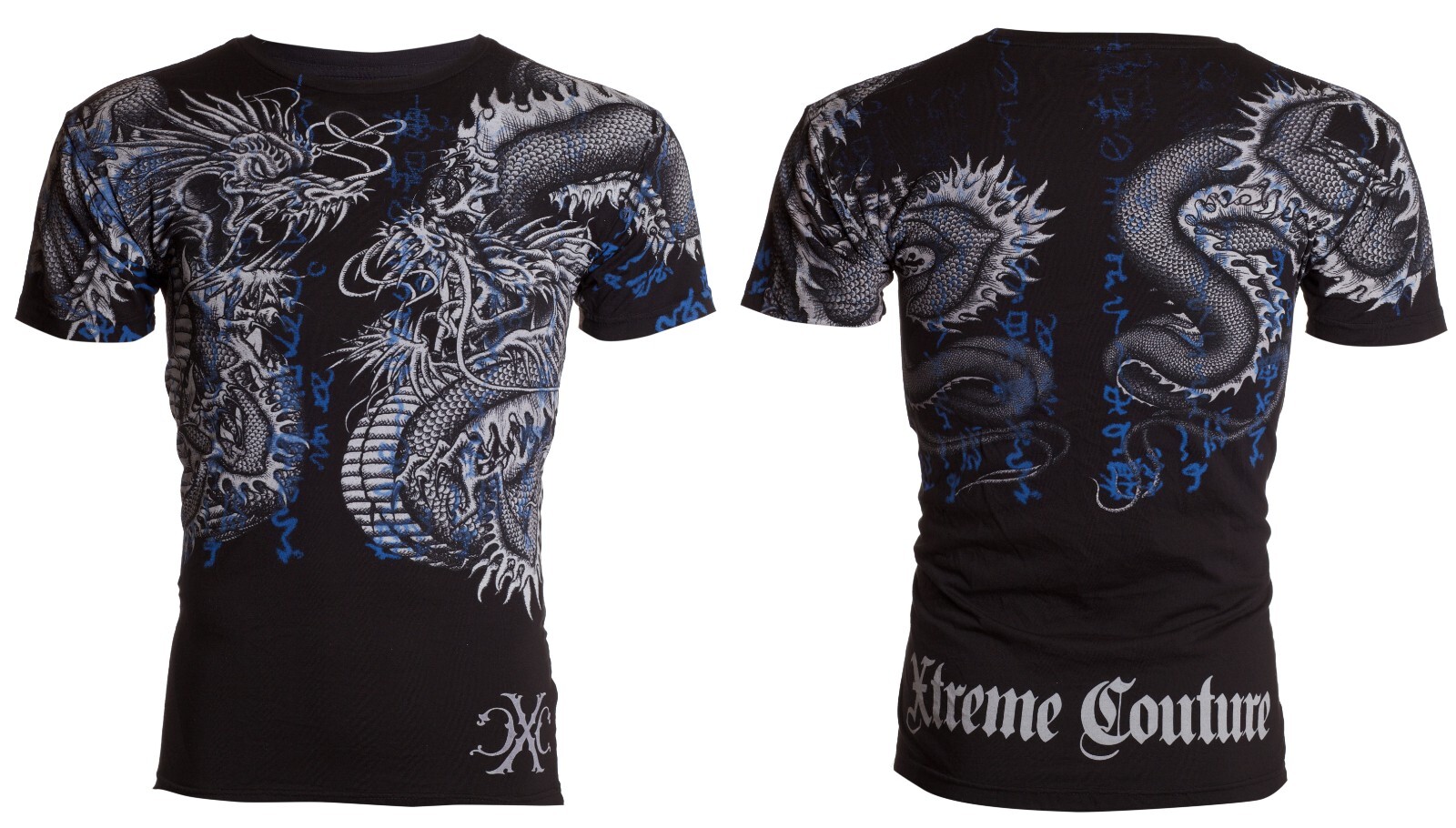 Xtreme Couture By Affliction Men's T-Shirt Double UP Biker Black Tattoo S-5XL gallery