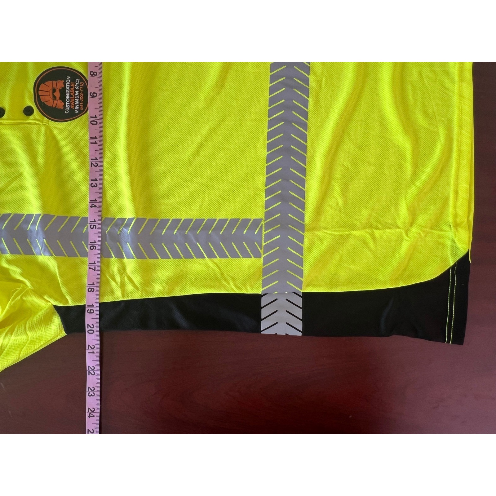 KwikSafety KS4407 LS Small Hi Vis Safety Shirt Long Sleeve ANSI Class 2 Yellow gallery
