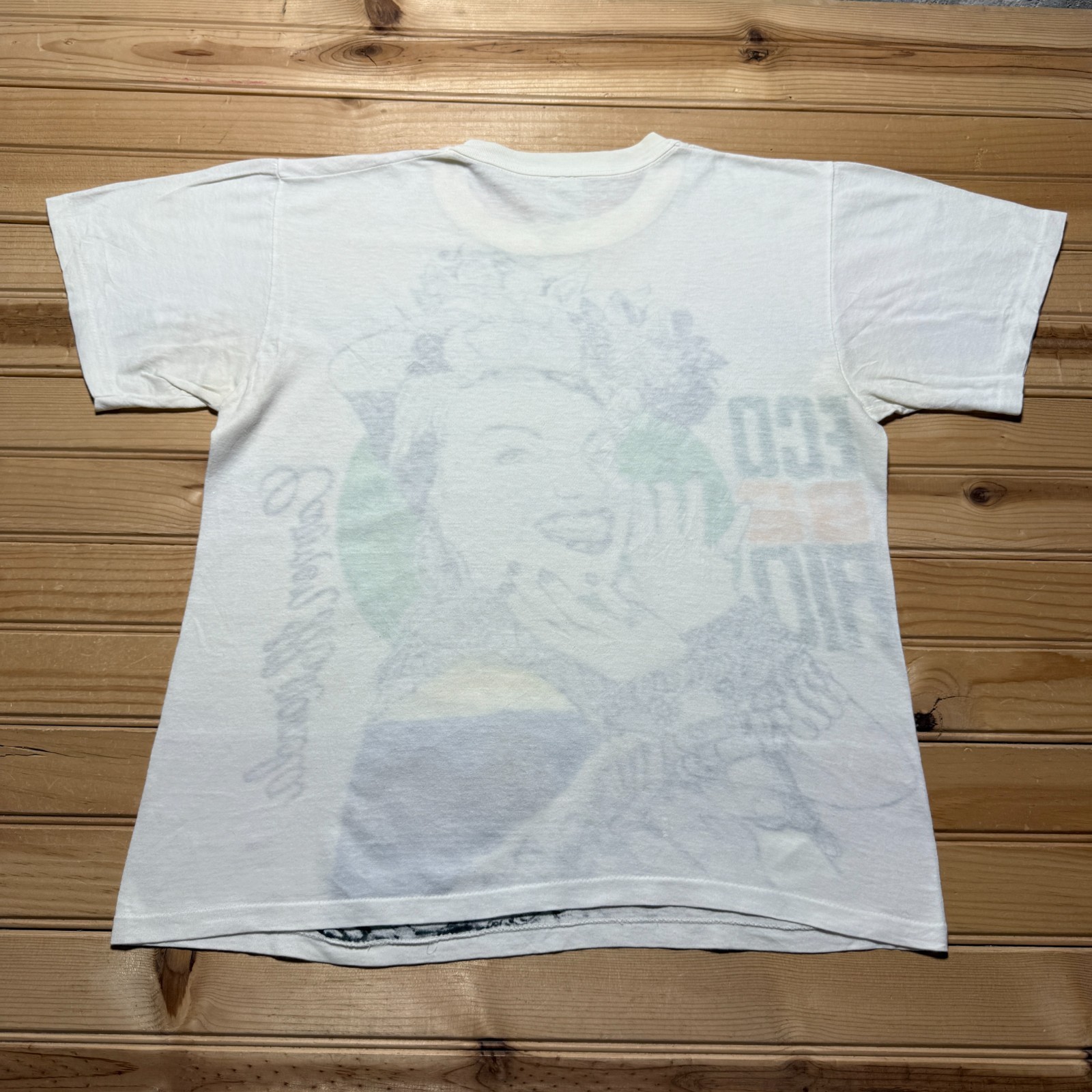 Vintage 1992 Eco 92 Rio Carmen Miranda Singer Portrait Graphic T-Shirt - Medium gallery