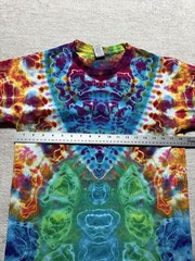 Gildan Hammer Shirt Mens Medium Multicolor Tie Dye Psychedelic Graphic