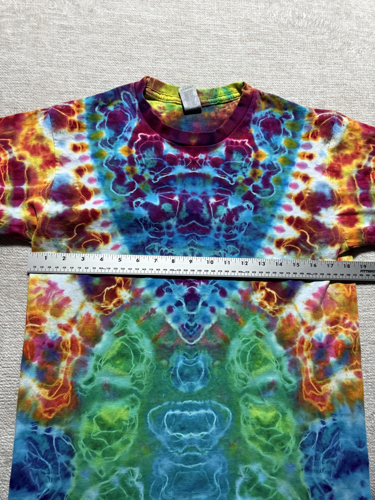 Gildan Hammer Shirt Mens Medium Multicolor Tie Dye Psychedelic Graphic gallery