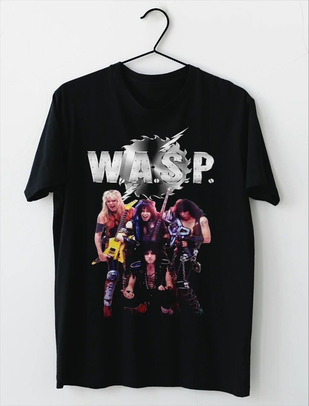 NEW W.A.S.P. Band Members Gift For Fan Black All Size Tee Shirt BT1335 gallery