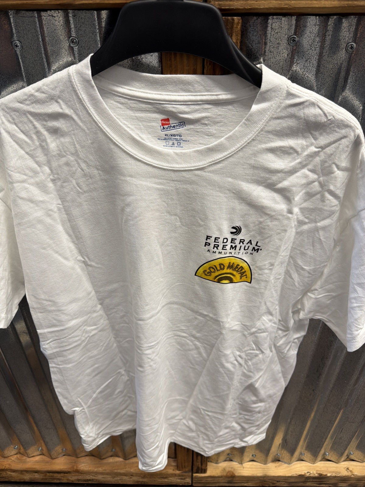 Vintage Federal Ammunition Smok’ Em Like Never Before Double Sided T-Shirt XL gallery