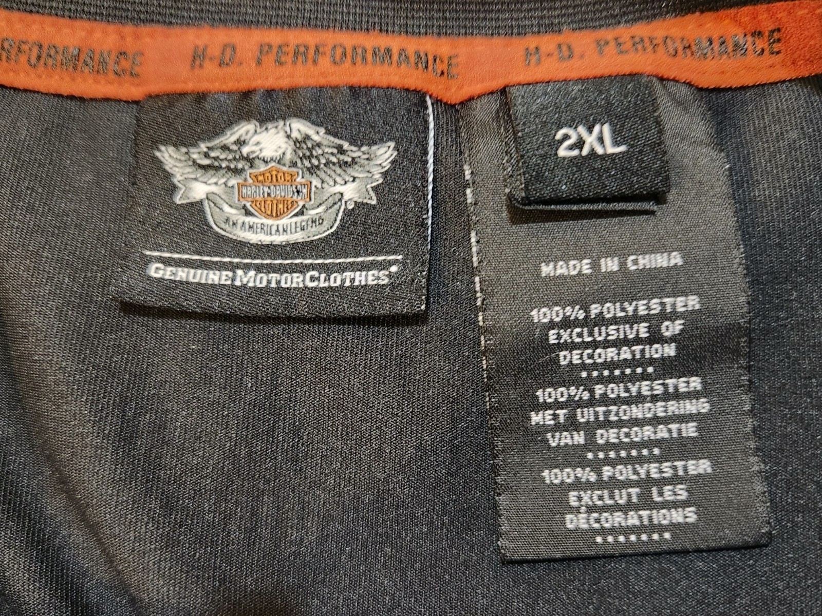 Harley-Davidson Motorcycles Cutoff Sleeveless Dri-Fit Shirt 2XL ~SEE DESCRIPTION gallery