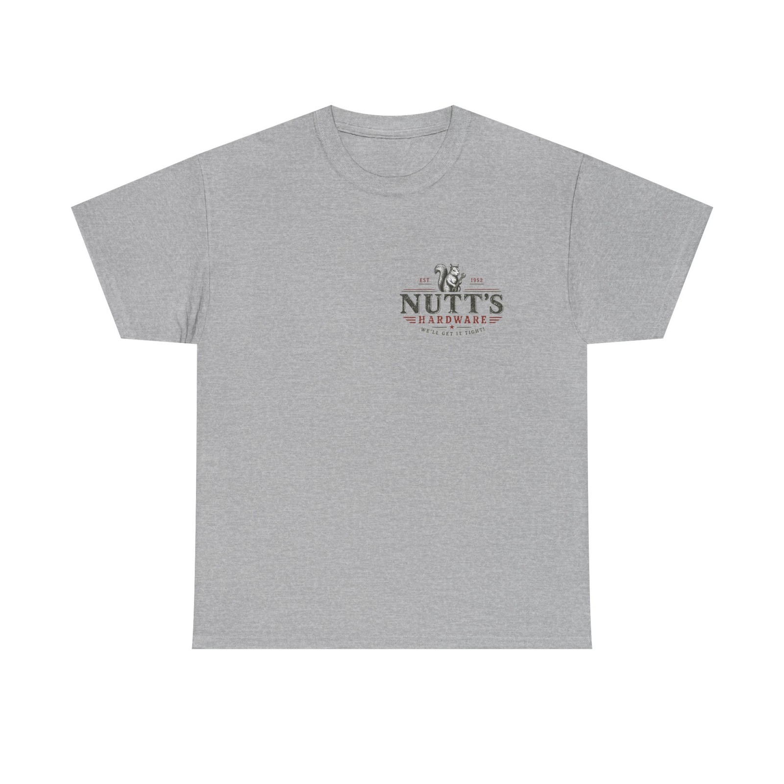 Nutts Hardware Vintage Logo T-Shirt | outdoor Retro Shop Sign Tee gallery