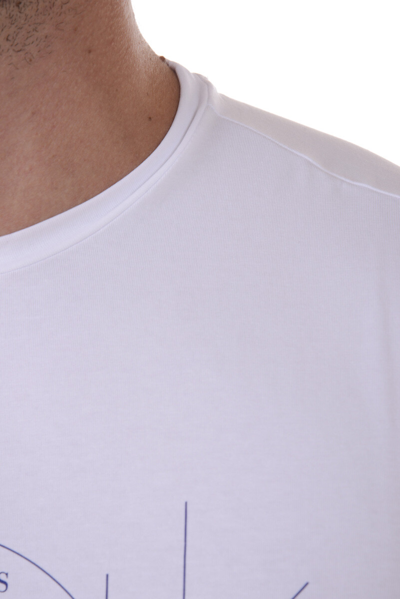 Armani Jeans AJ T-Shirt Sweatshirt Man White 6Y6T126J0AZ 1100 Sz M MAKE OFFER gallery