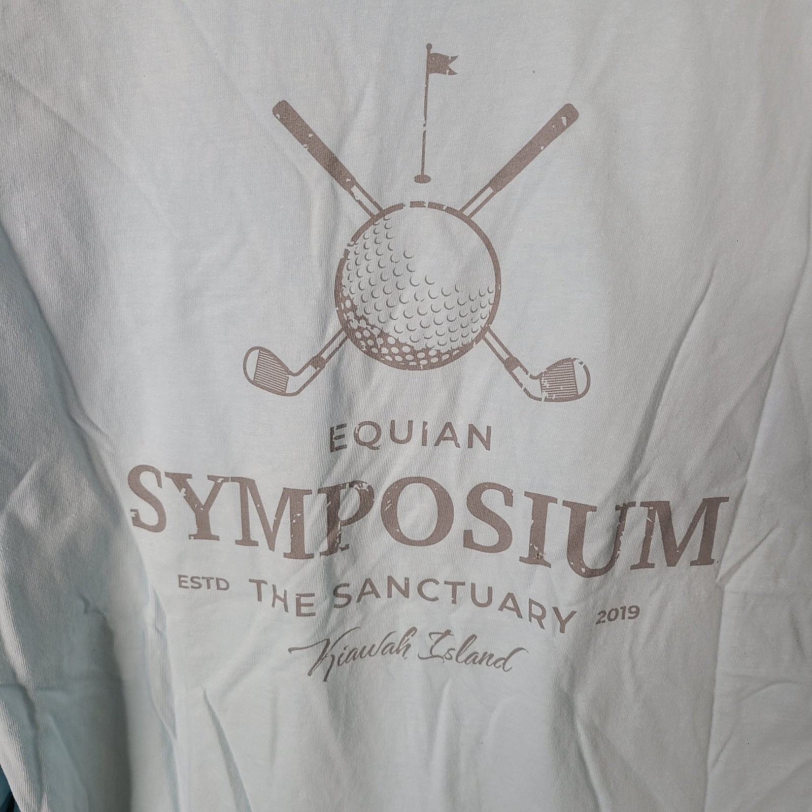 Comfort Colors Shirt Mens Large Blue Equian Symposium Kaiwah Island Long Sleeve gallery
