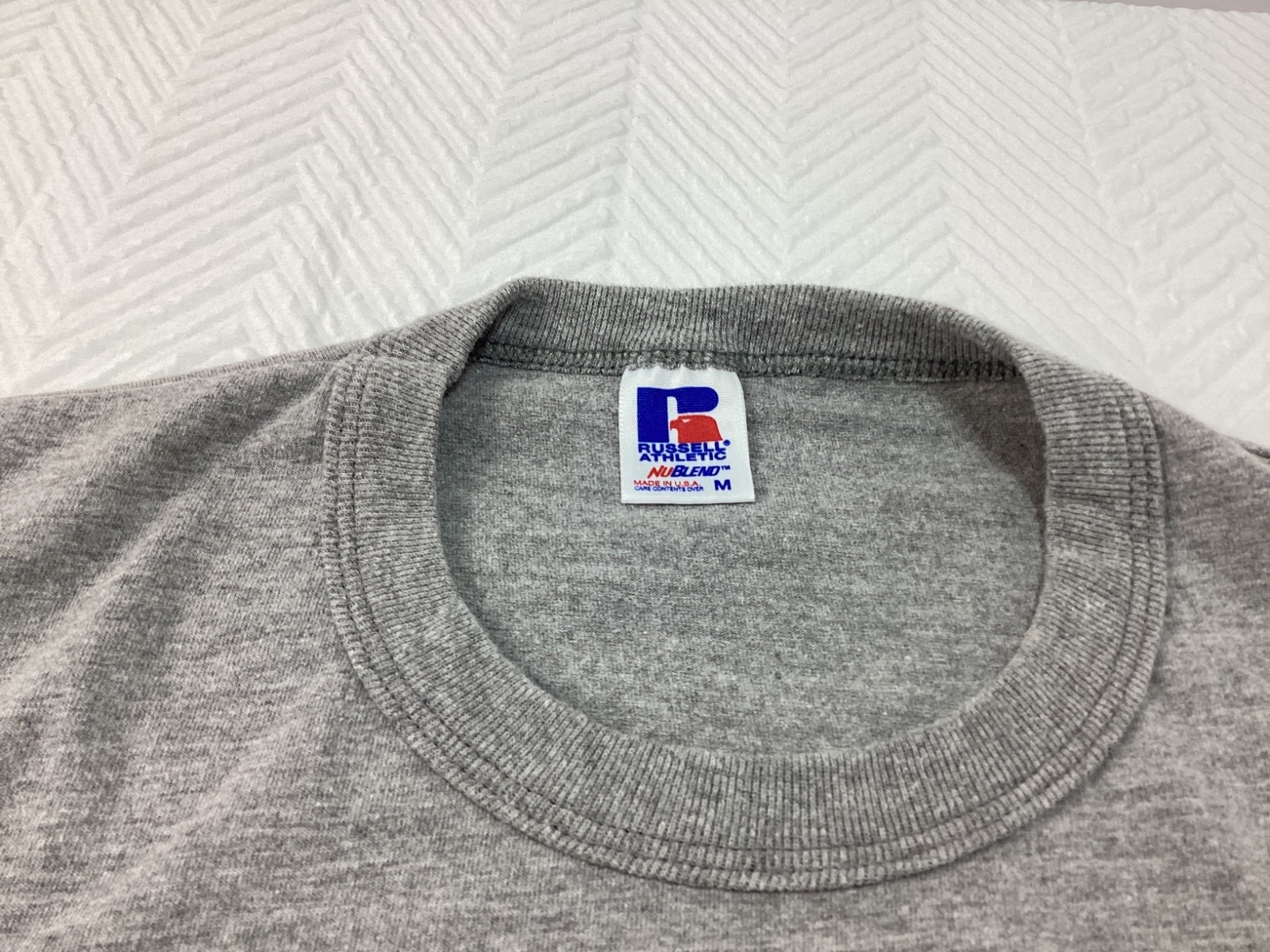 Russel Athletic Shirt Mens Medium Gray NuBlend USA Vintage gallery