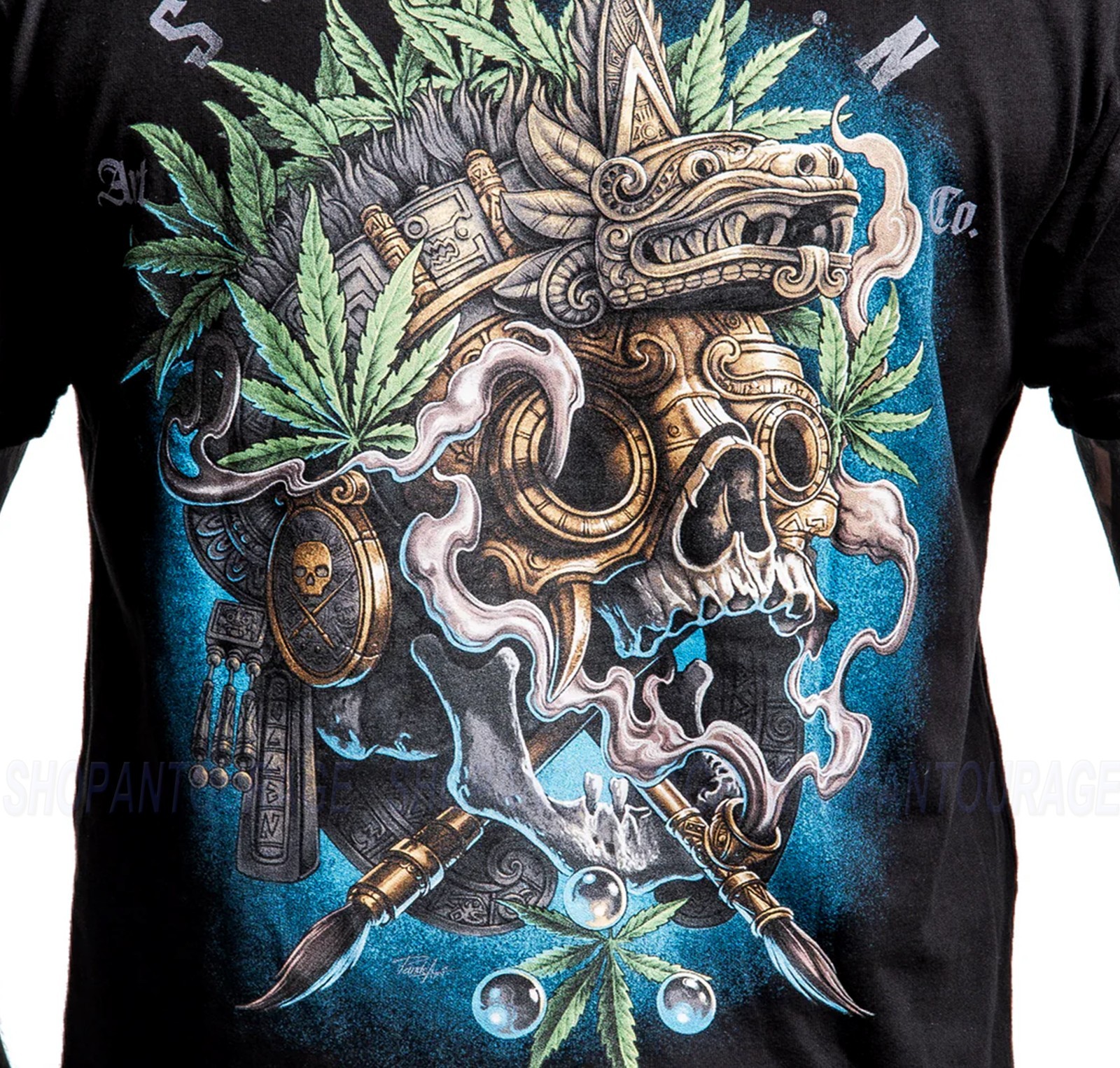 Sullen Art Collective Flower God Premium SCM8092 Short Sleeve T-shirt For Men gallery