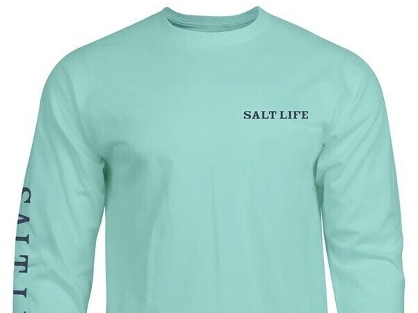 Mens Salt Life Leaning Palms Graphic Long Sleeve T-Shirt - XL & Large - NWT gallery