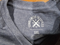 Tumbleweed TX Styles. Beer. Blue Heather Tshirt Size 2XL