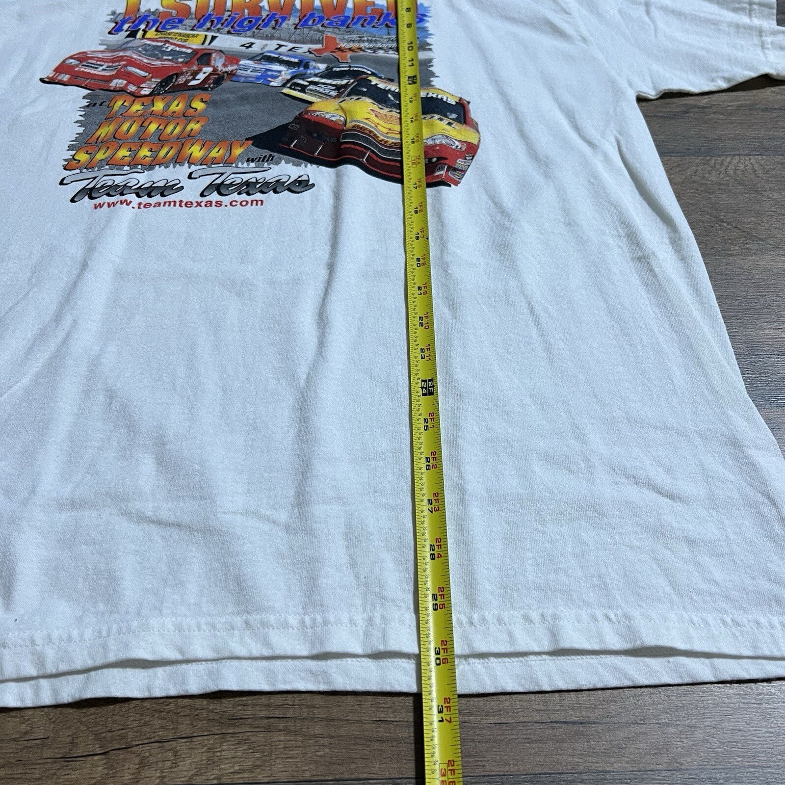 Texas Motor Speedway I Survived the High Banks Racing Cars T-Shirt Mens Size XL gallery