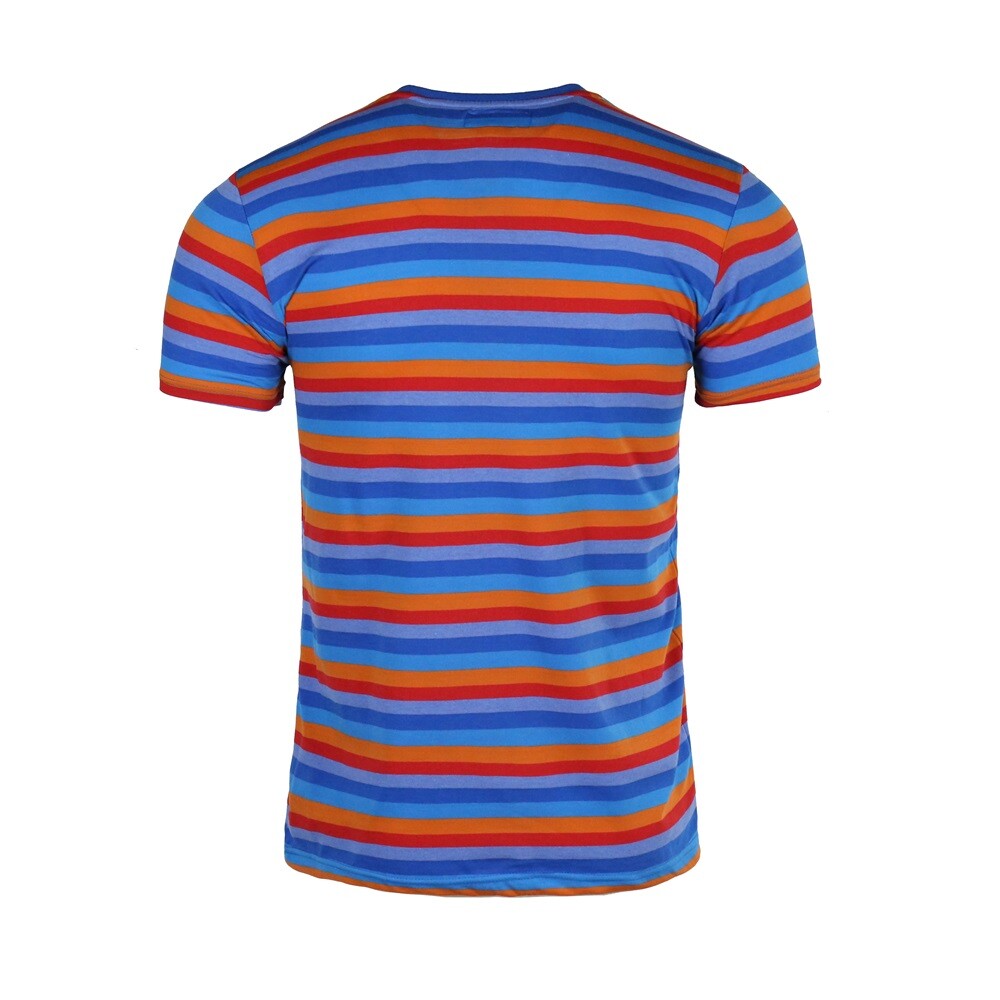 Beautiful Giant Men's Fashion Striped Pocket T-shirt Crewneck Regular ORANGE gallery