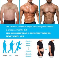 4 Pack Men Compression Undershirt Slim Tank Top Workout Vest Abdomen Body Shaper