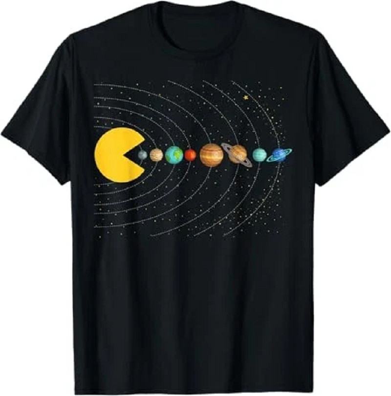 Solar System Astronomy Space Funny Graphic T-Shirt gallery