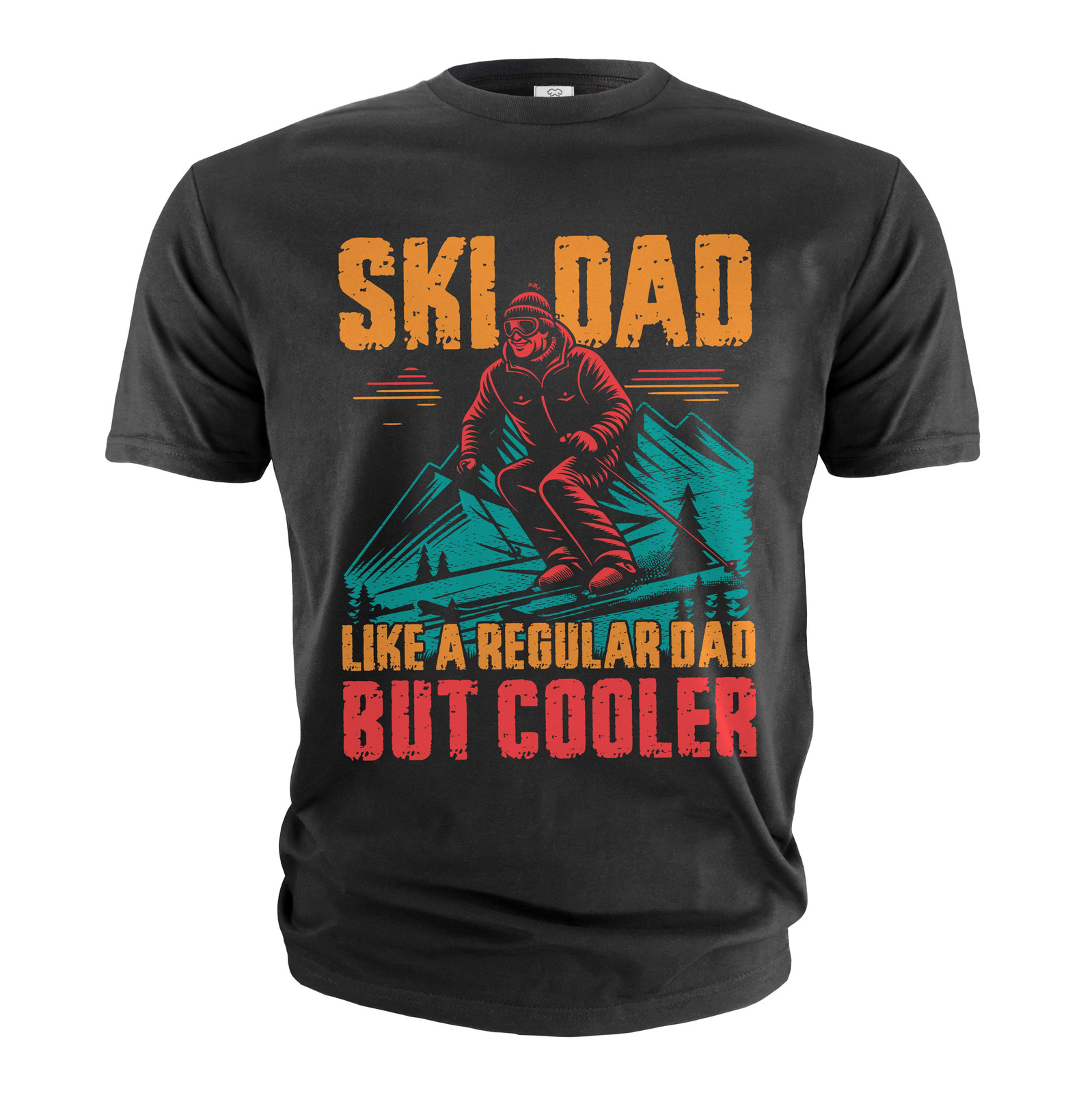 Men's Ski Dad T-shirt Skiing dad Father's day Christmas Fathers skiing gift gallery