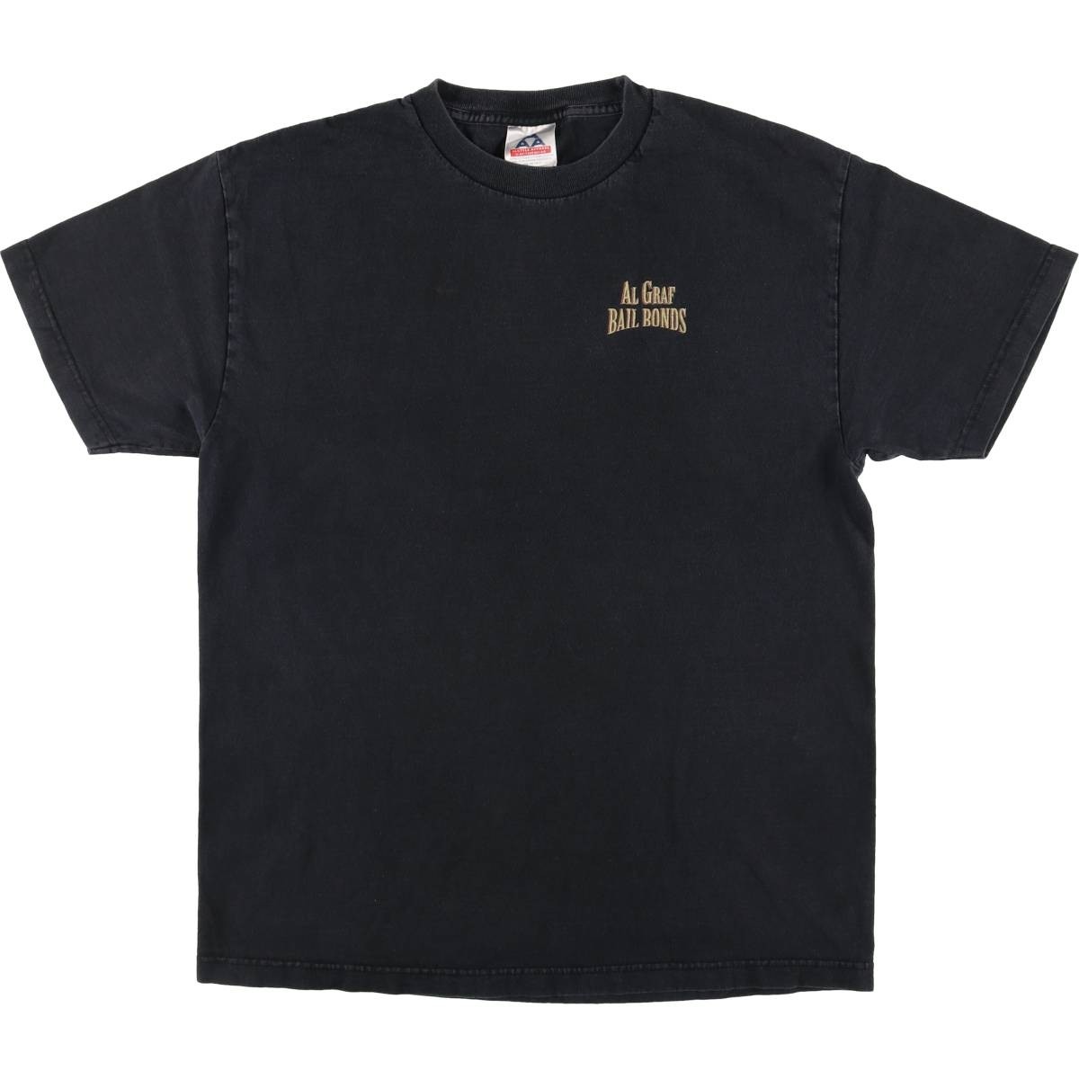 Used ALSTYLE APPAREL AND ACTIVEWEAR printed T-shirt made in the USA men’s si…