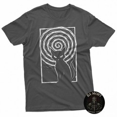 Black Cat Monochrome Goth Emo Gothic Witch Alternative Moon T-Shirt