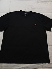 Men’s Dickies Short Sleeve Active/Workwear Pocket Tee.Black XL Crewneck