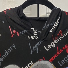Bailey Apparel Legendary Hustle Graphic Hooded T-Shirt Men’s Medium Long Sleeve