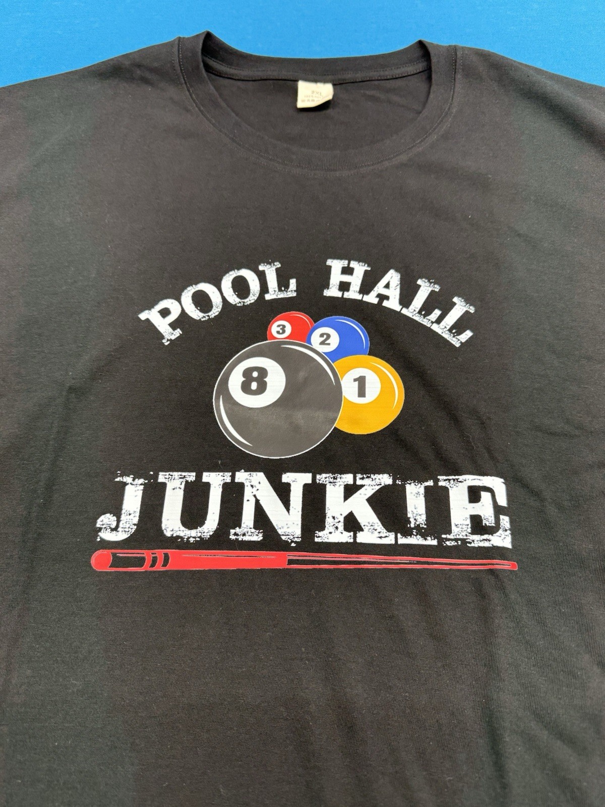 POOL HALL JUNKIE T-Shirt XL 65%POLYSTER AND 35% COTTON gallery