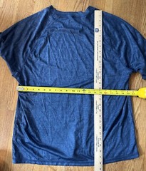 Blue ZeroXposur Sun Protection Short Sleeve Fitness Golf Shirt Size XL
