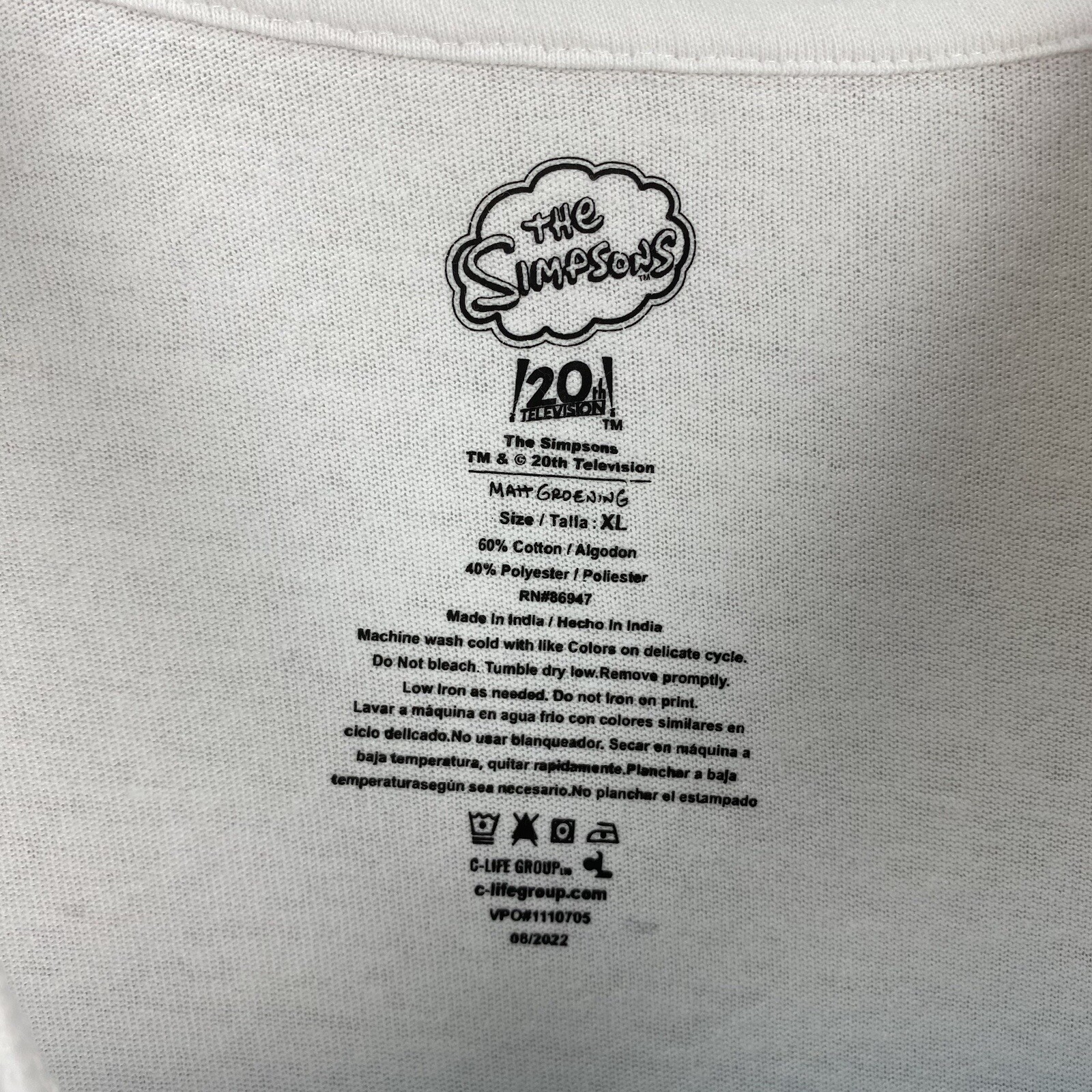 THE SIMPSONS Homer and Krusty on Tiny Bike Krusty Studios XL T Shirt NEW w/ TAG gallery