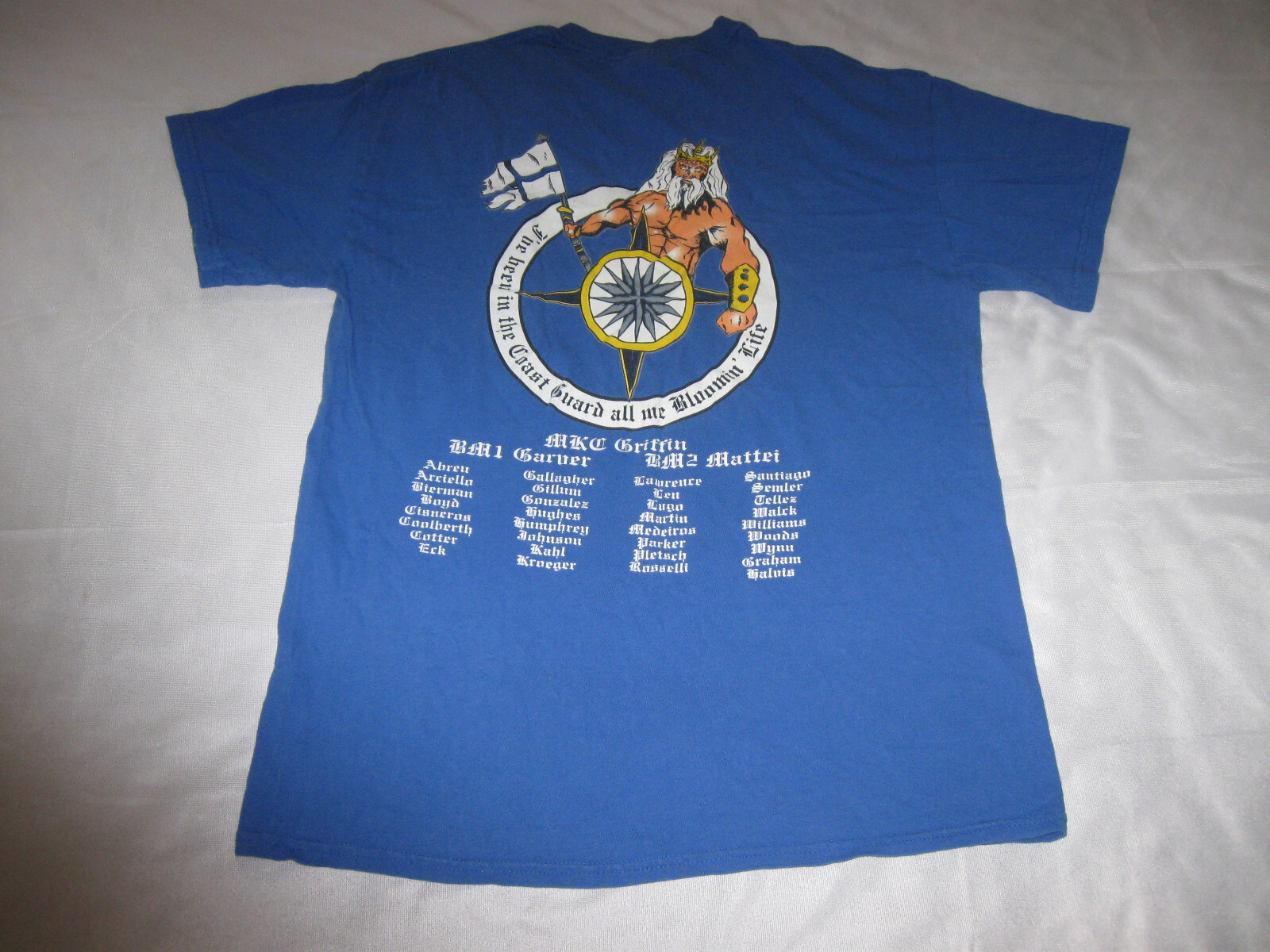 Coast Guard Vintage T Shirt Men’s Medium (slim) Short Sleeve USCG Search Rescue