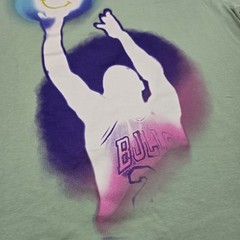 NEW Men’s MEDIUM Air Jordan x J Balvin Enamel Mint Green T-Shirt DR2962 *FLAWS
